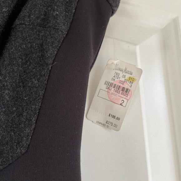 Susana Monaco Colorblock Wool Blend Dress - 2 - Picture 2 of 4
